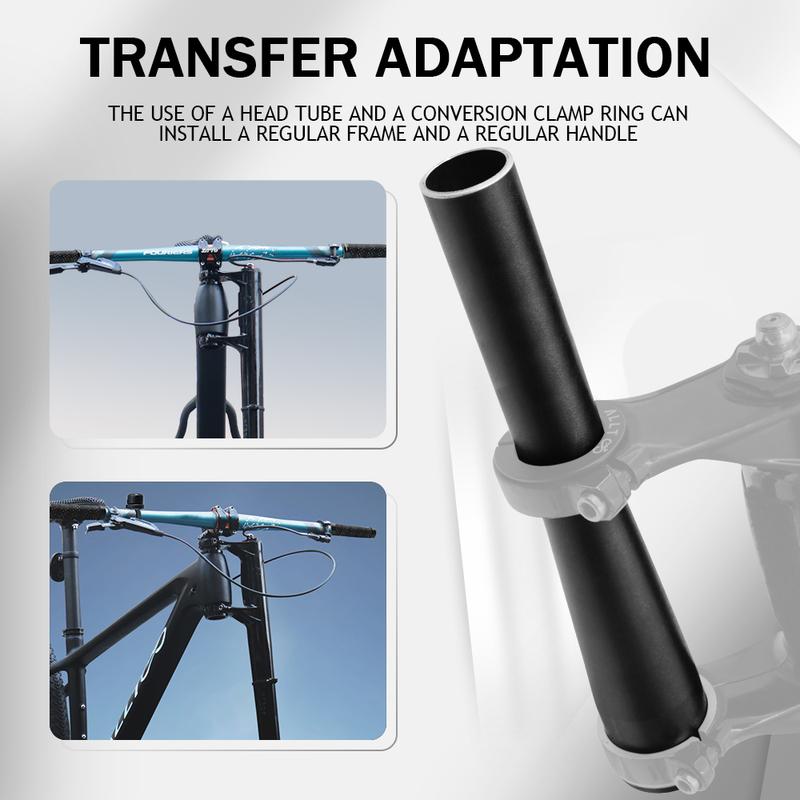 FOX ROCKSHOX MTB Mountain Bike Bicycle Aluminum Alloy Front Fork Head Tube Replacement Tools Straight 1-1/2 TO 1-1/8 TAPERED