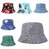 Fisherman Fashionable Unisex Hat Summer Sun Hat With Floral Print Brim Wide
