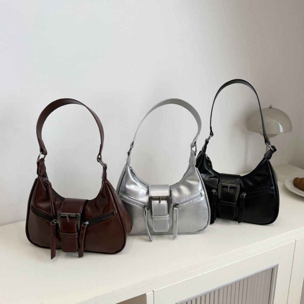 Y2K Buckle Crossbody Bag New Design Spicy Girls Handbag Fashion Y2k Shoulder Bags  Female