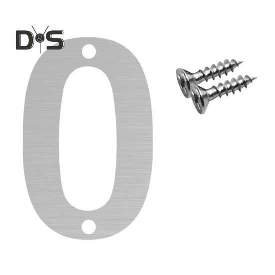 Schwebende Hausnummern für den Außenbereich, Adress- und Türnummern aus Edelstahl/Metall für Zuhause, Büro, Briefkasten, Hof