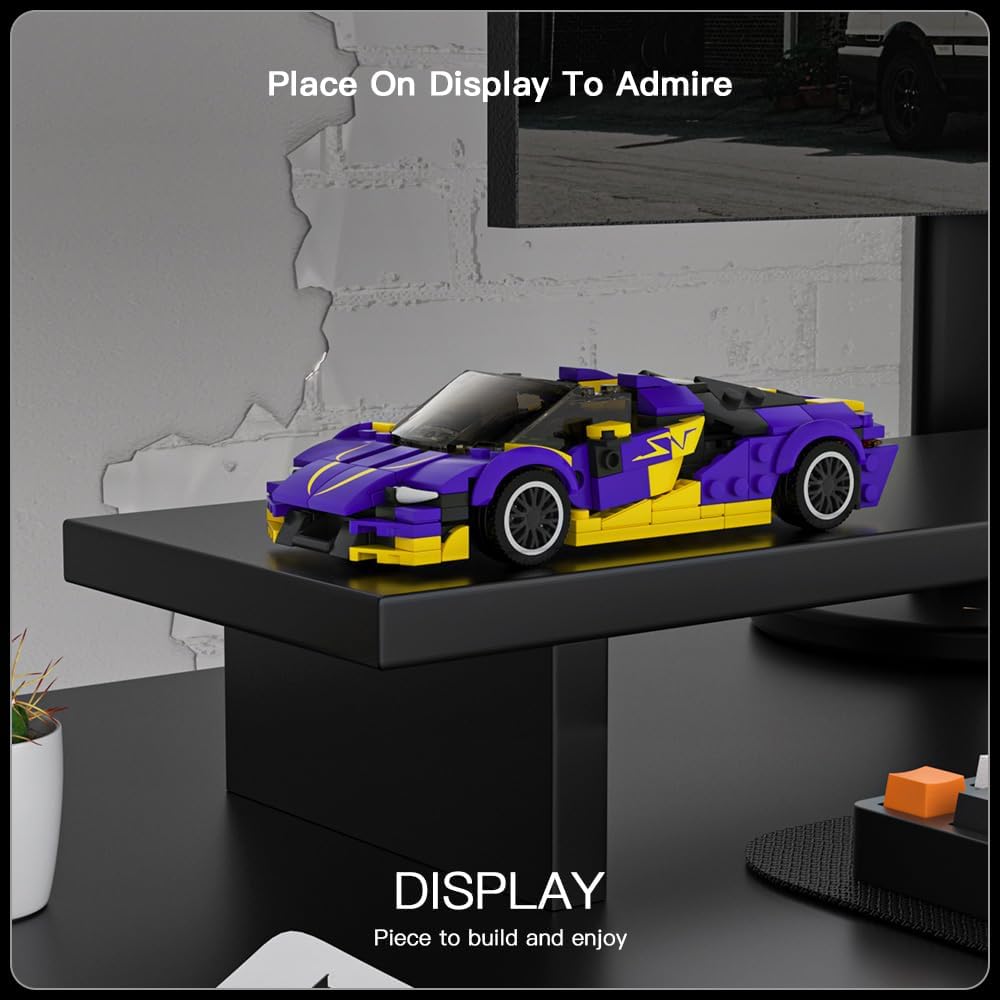 MOULD KING Speed Champion CENTENNIAL  BUL Supercar 27054 Building Set Toy Collectible Model Car Block Children's Gift 8+(344 Pieces)