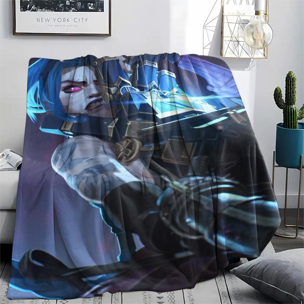 Jinx Print Flannel Blanket, High Quality Comfortable for All Seasons, Home Decor, Warmth and Comfort, Perfect for Christmas Gifts51