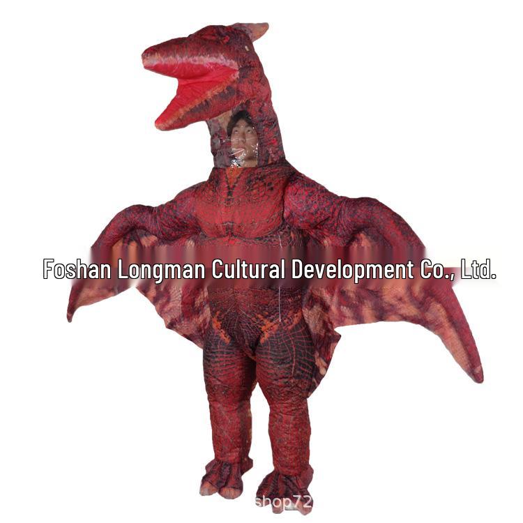 

Spooky Inflatable Dinosaur Costume - Adult T-Rex and Triceratops Cosplay Outfit One Size