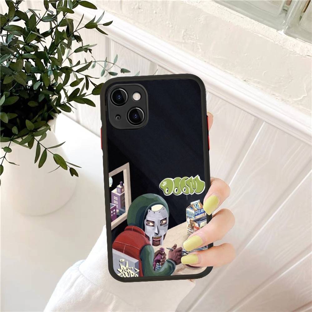 MF DOOM Phone Case for iPhone 16 15 14 11 12 13 Pro Max X XS Translucent Matte Cover