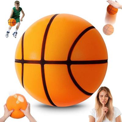 Silent Basketball Set Indoor Dribble Dream Silent Basketball Noiseless Foam Ball for Indoor Activities Lightweight Great Gift Option