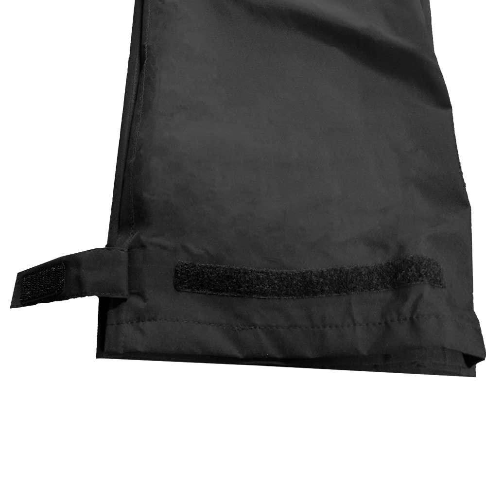Rain Golf Pants Water Pressure Rain Water Repellent Mountain Black [Arashiyama] Women's Pants, [Waterproof Pants, Resistance 10,000mmh2o, Breathable,