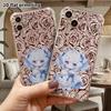 Phone case: 2D flat design, suitable for iPhone 18 17 16 15 14 13 Pro, transparent corner protection case, blue-haired loli, Christmas and Halloween g