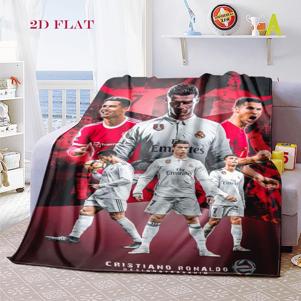 Cristiano Ronaldo: Goal Machine blanket Home Decor Soft and comfortable Office rest blanket Air conditioning blanket Nap Blanket
