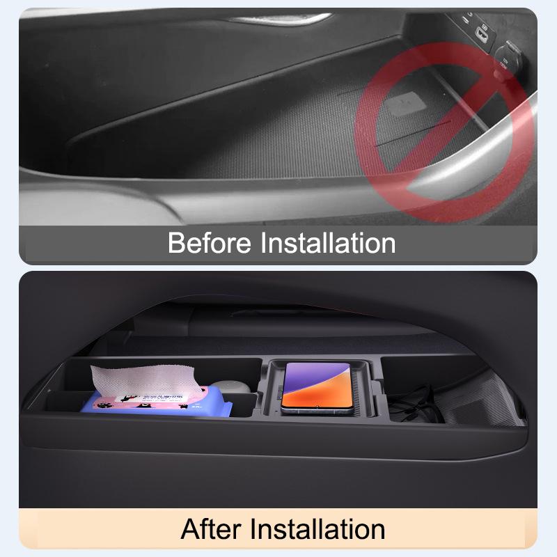For Chery Tiggo Tiggo 4/4 Pro 5X Cross DR 5.0 Sportequipe 5 Center Console Lower Storage Box Silicone Organizer Accessories
