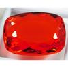 Certified 136.75 Ct Mexican Fire Opal Red Orange Cushion Cut Natural Gemstone