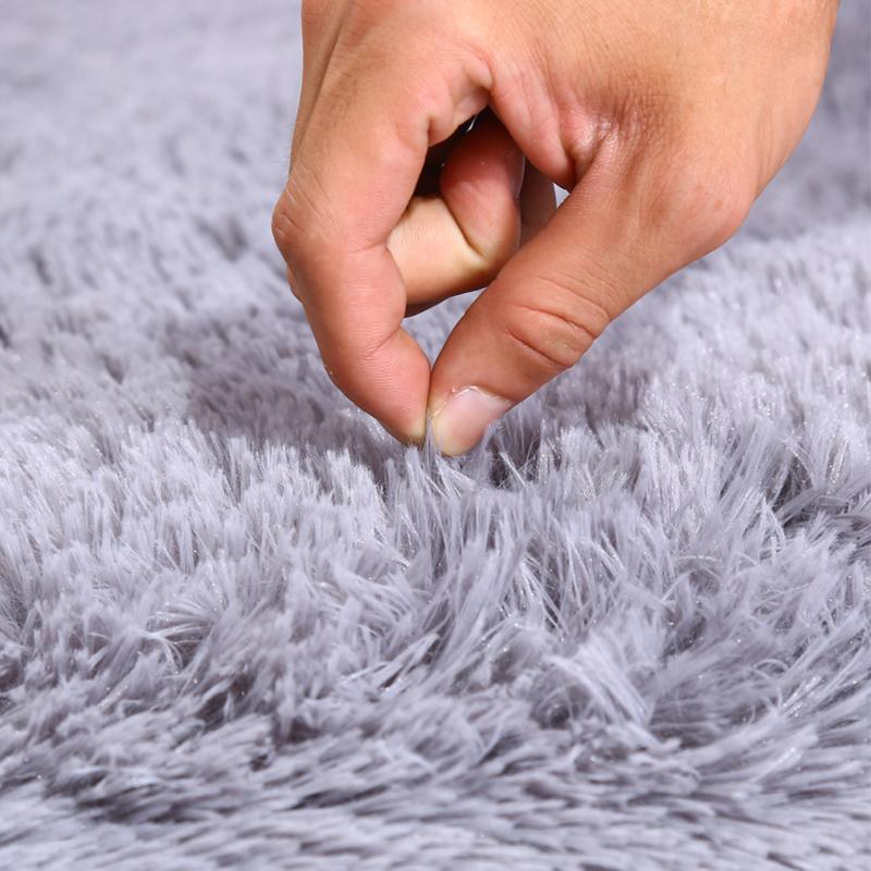 Fluffy Oval Plush Carpet Extra Soft Rug For Living Room Sofa Area Bedroom Non-Slip Shaggy Floor Mat Home Decor Kids Bedside Rug