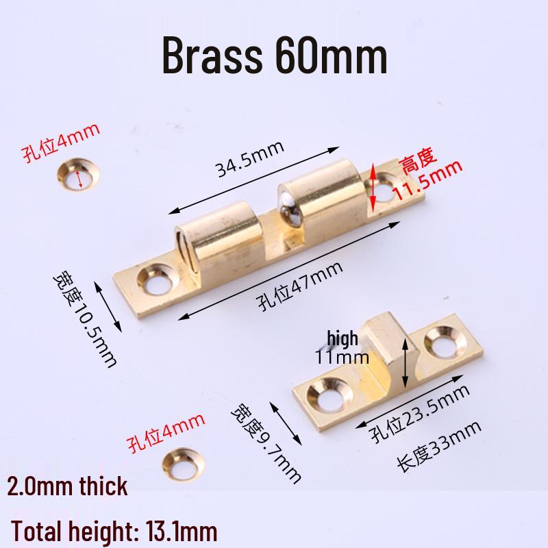 Kupfer Kugelverschluss Scharniere für Türen und Schränke