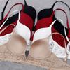 French Sexy Bra Deep V Seamless Underwear Women Lace Embroidery Push Up Bras Summer Detachable Strap Backless Brassiere