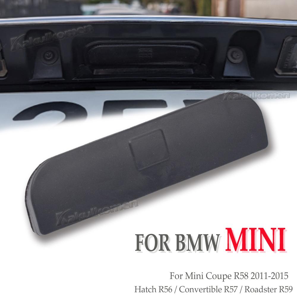 Auto Rear Door Tailgate Handle for BMW MINI COOPER R56 R57 R58 R59 Rear Trunk Tail Gate Handle Switch Cover Button Cap чёрный