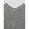 Anggae Alpaca Blend Round Pullover Gray