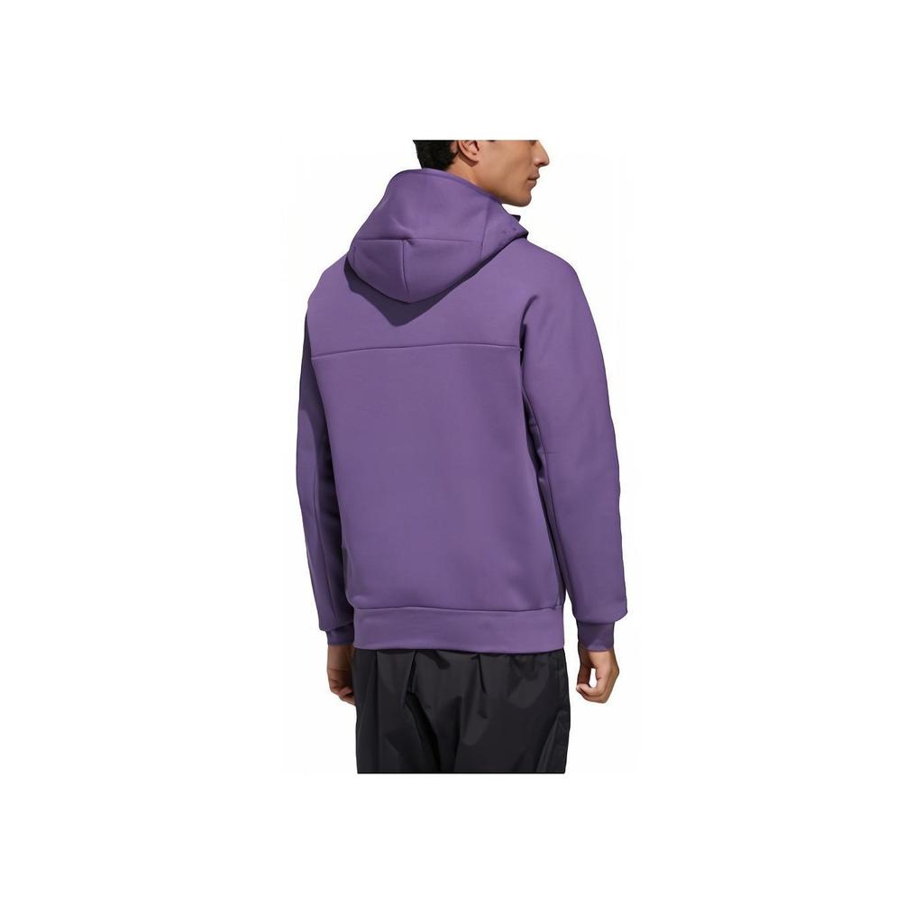 Adidas O1 Htt Music Casual Sports Hooded Jacket Men Outerwear Tech-Purple FM9389