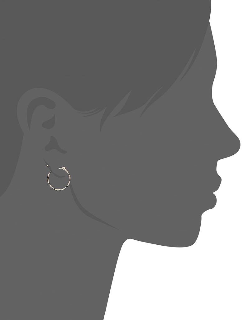 ESTELLE Hoop 10K Pink [Official] [Web Exclusive] Women's Earrings, Gold, 0202-2660-0019-0000