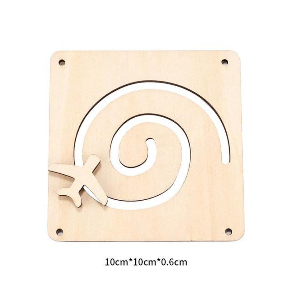 DIY Montessori Busy Board Wooden Toy Accessory animal Hourglas Alarm Clock Mirror Educational Unlock Sensory Toy Educational Toy
