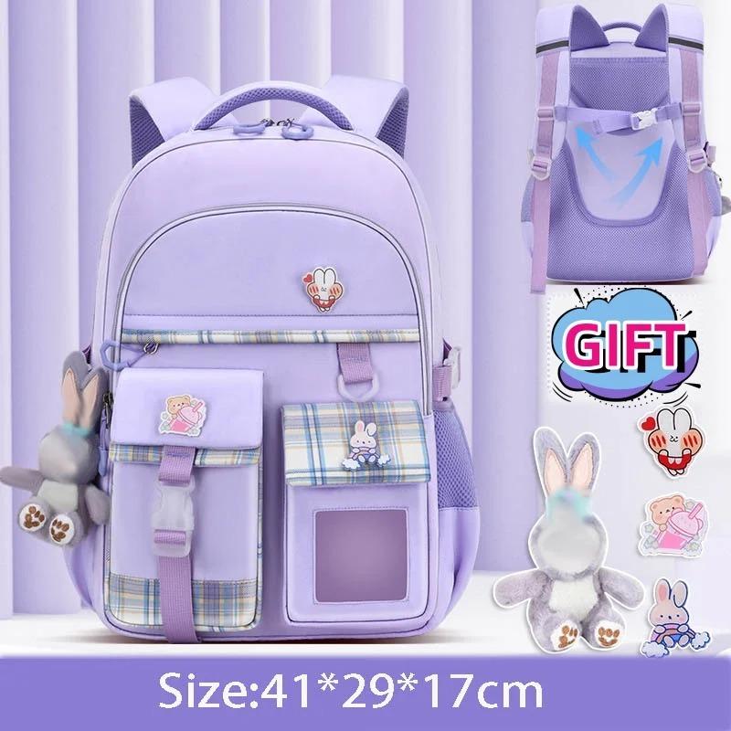 

Водонепроницаемый Новый Легкий Рюкзак для Девочек и Детей Начальной Школы Большой Вместимости Рюкзак для Защиты Позвоночника для Девочек