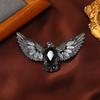 Rhinestone Eagle Pins for Women Unisex Shiny Glass Animal Brooches Office Party Friend Gifts Jewelry Accessories