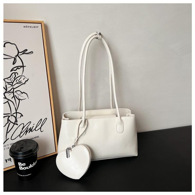 Retro Bag Women's Large-capacity New Autumn and Winter Oil Wax Leather Shoulder Underarm Bag Premium Commuter Bag