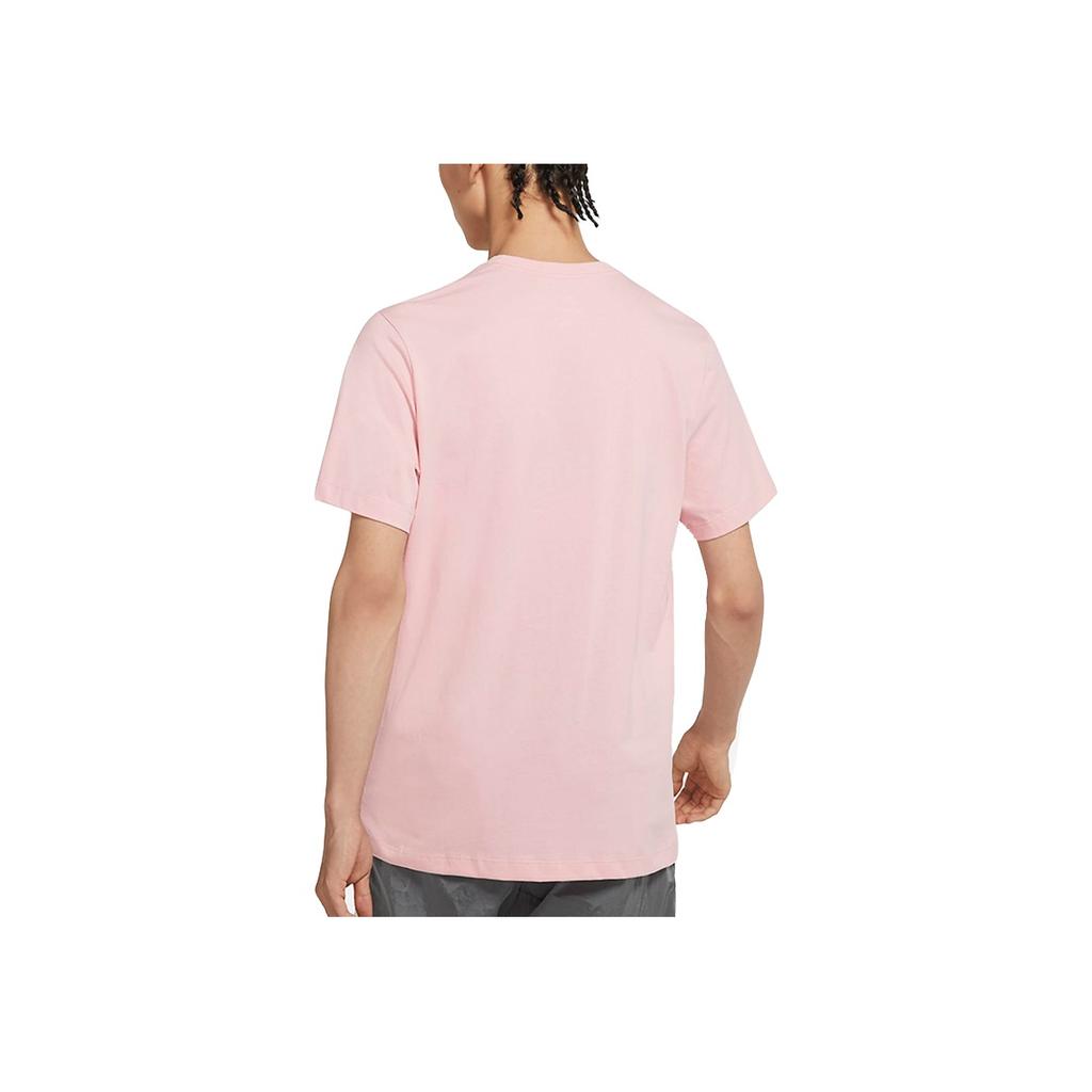 Nike Embroidered Swoosh Logo Breathable T-Shirt Men Tops Pink AR4999-630