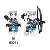 Set di Blocchi da Costruzione Minifigure Ninja, Compatibile con le Principali Marche, Nya Kai Cole Jay