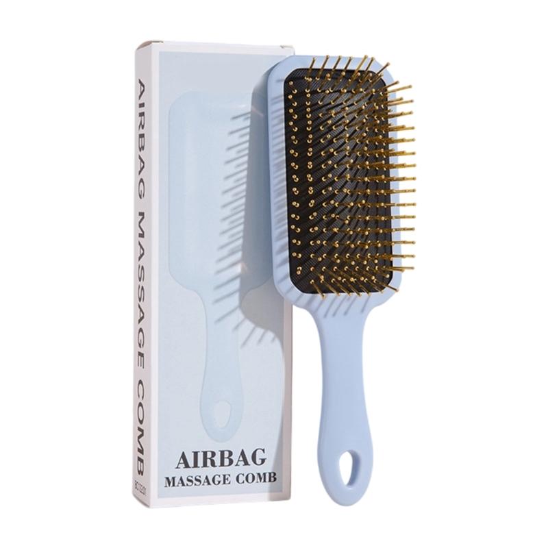 Detangling Massage Comb With Cushion Base Hair Brush And Durability ABS For Long Curly Hair Care