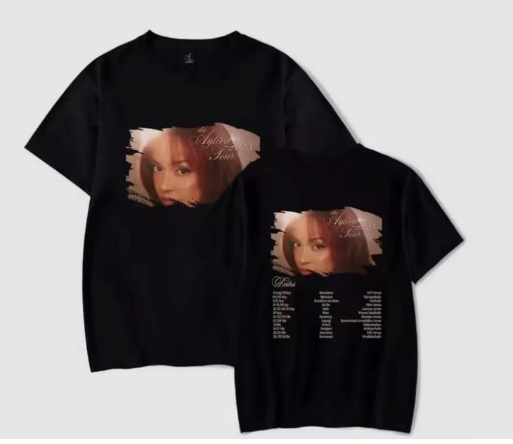 

Ayliva 2025 Tour TShirt For Fans S5XL Double Sided. Unisex T-Shirt L
