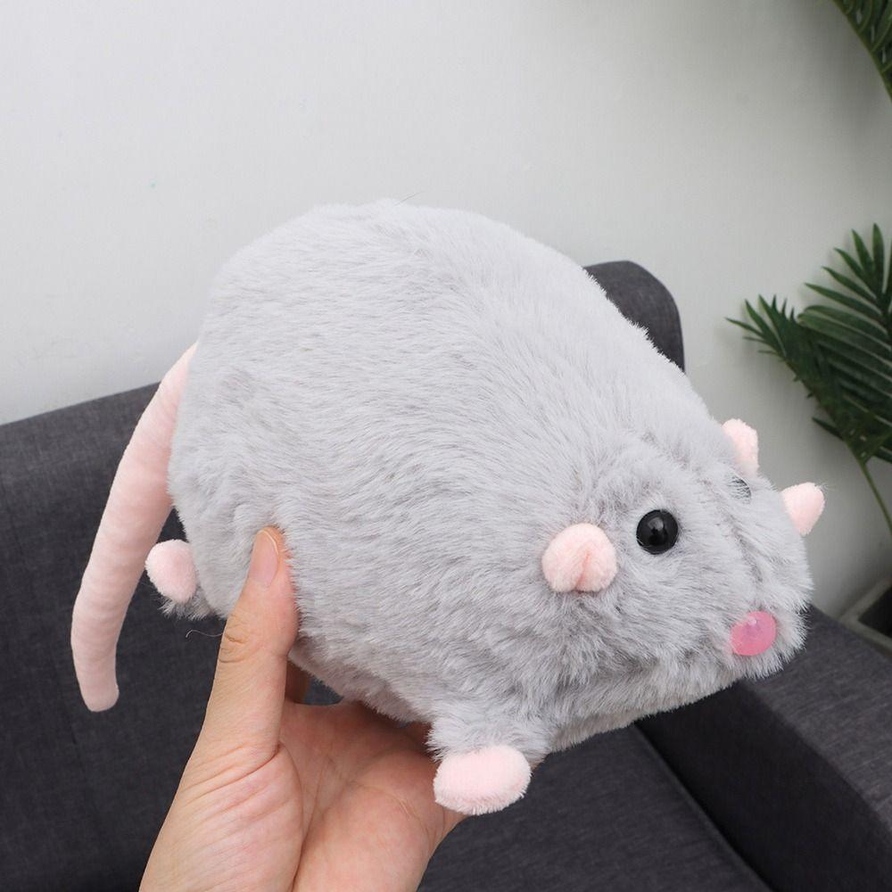 Cartoon Flower Branch Rat Doll 30/45/90cm Animal Figure Creative Mouse Doll  Kids Gift Birthday
