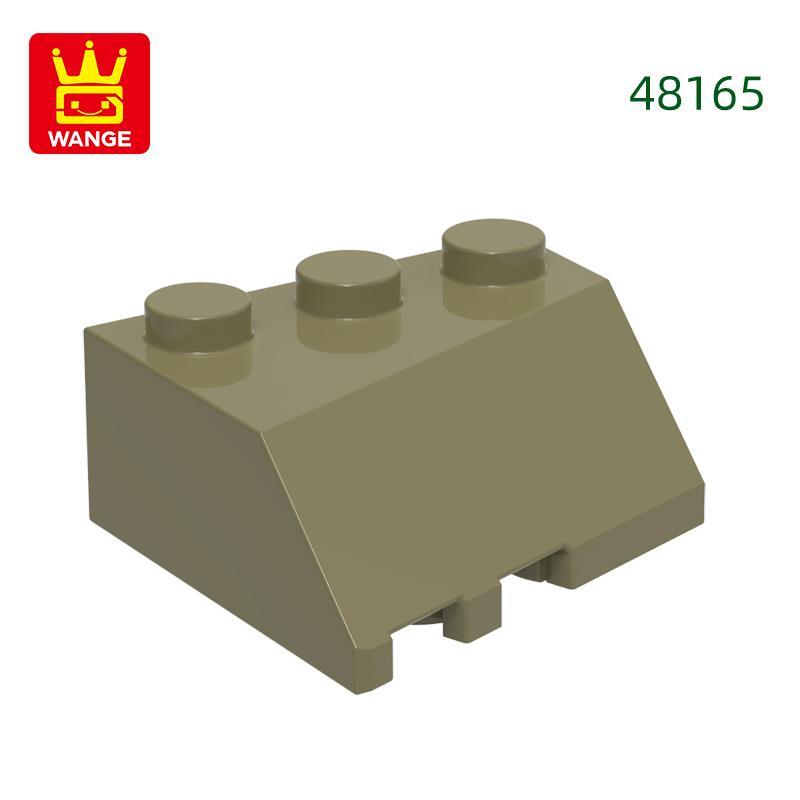 

Non-Toxic 52Pcs/Lot 48165 Wedge 3 X 3 Sloped Right Compatible With Block Moc Color City Accessories Parts about 52pcs