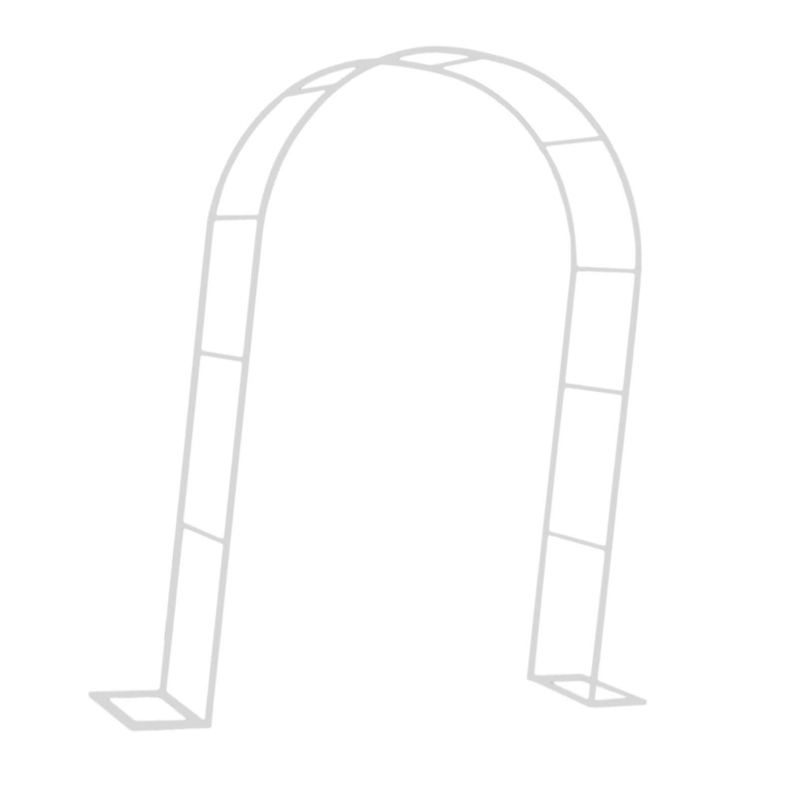 

Garden Archway Wedding Trellis Arbour Arches Heavy Duty Garden Arch for Gardening Lawn Entrance Wedding Party Decoration білий