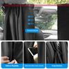 2/4pcs Car Privacy Curtain Set Window Shade Privacy Travel Nap Night Car Camping Detachable Simple Curtain Car Accessories