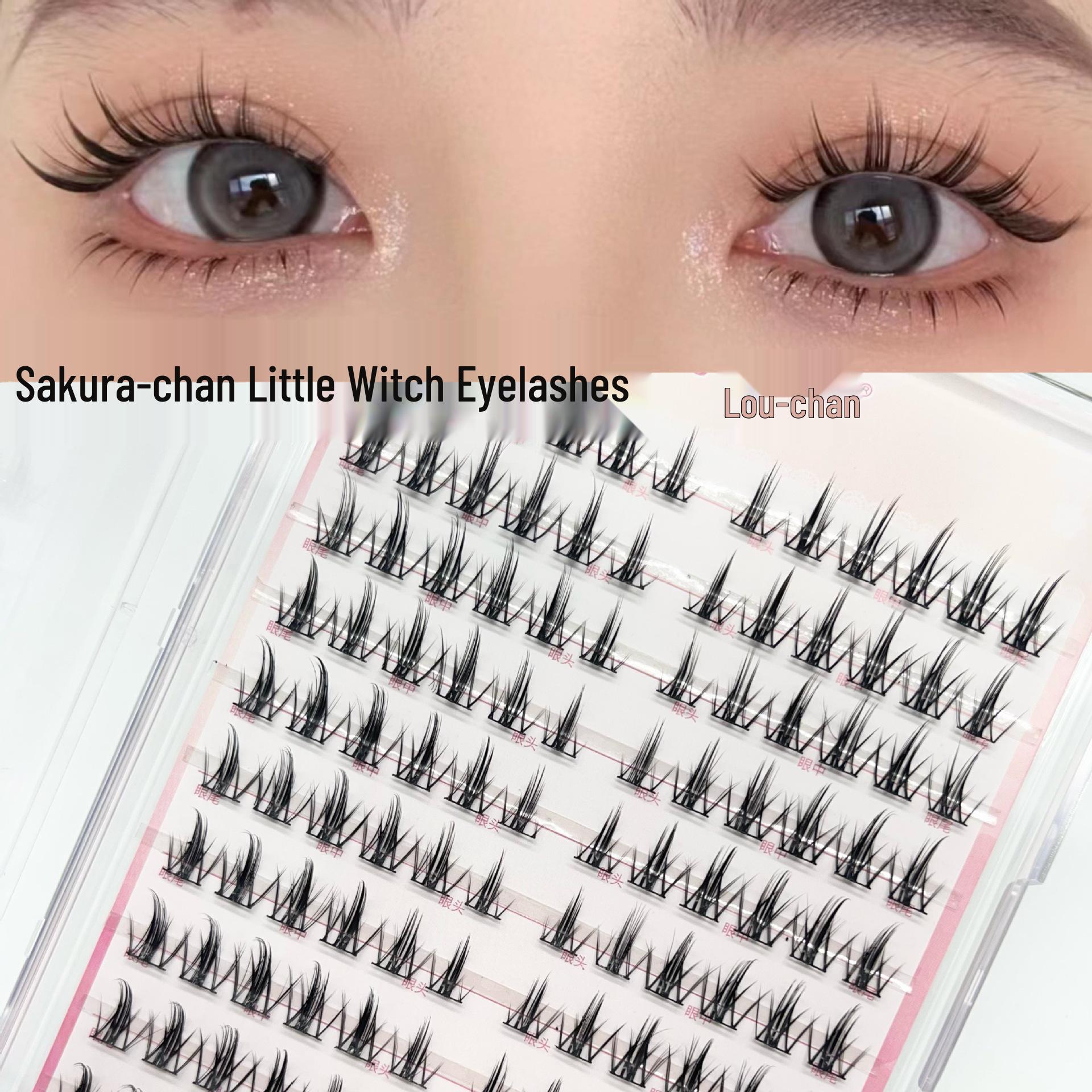 Sakura Chan Little Fairy False Eyelashes - 10 Rows for Natural Manga Cosplay Look
