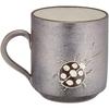 Maeken Kyo-yaki, Kiyomizu-yaki, Seiho-gama Mug, Approx. 250ml, Happiness Series, Ladybug Design, Yakishime, Made In Japan