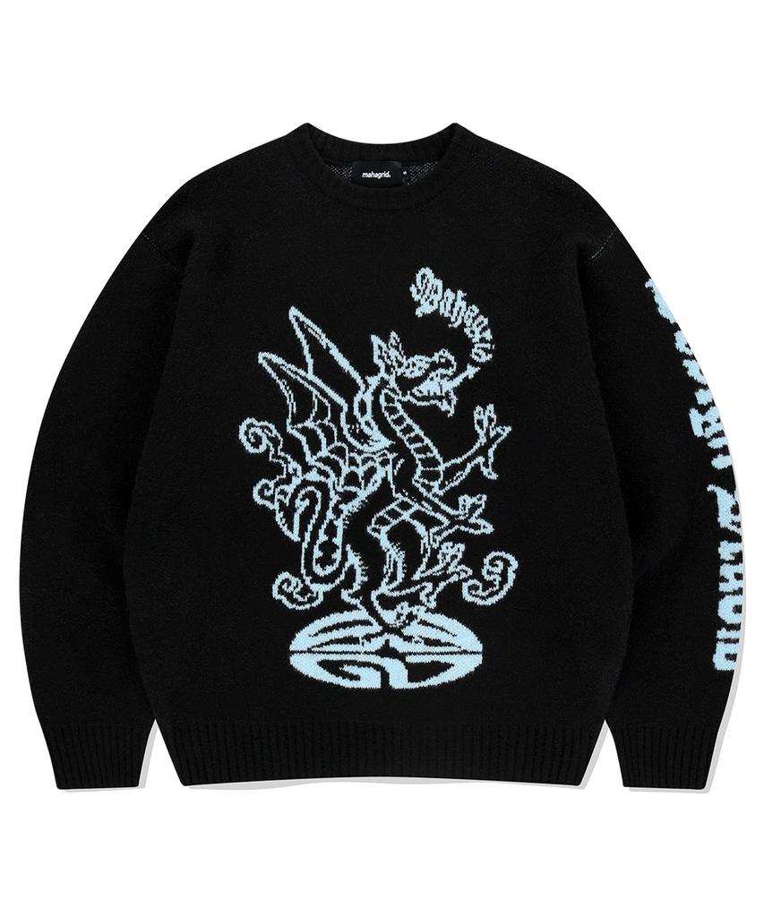 MAHAGRID Firedrake Knit Sweater Black(Mg2Efmk603A)