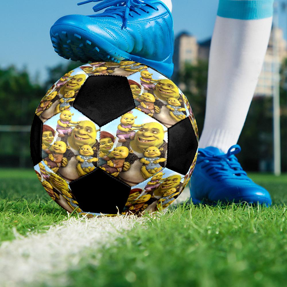 Shrek Theme Size 5 Soccer Ball, Suitable for Both Indoor and Outdoor Matches, a Gift Suitable for Everyone.