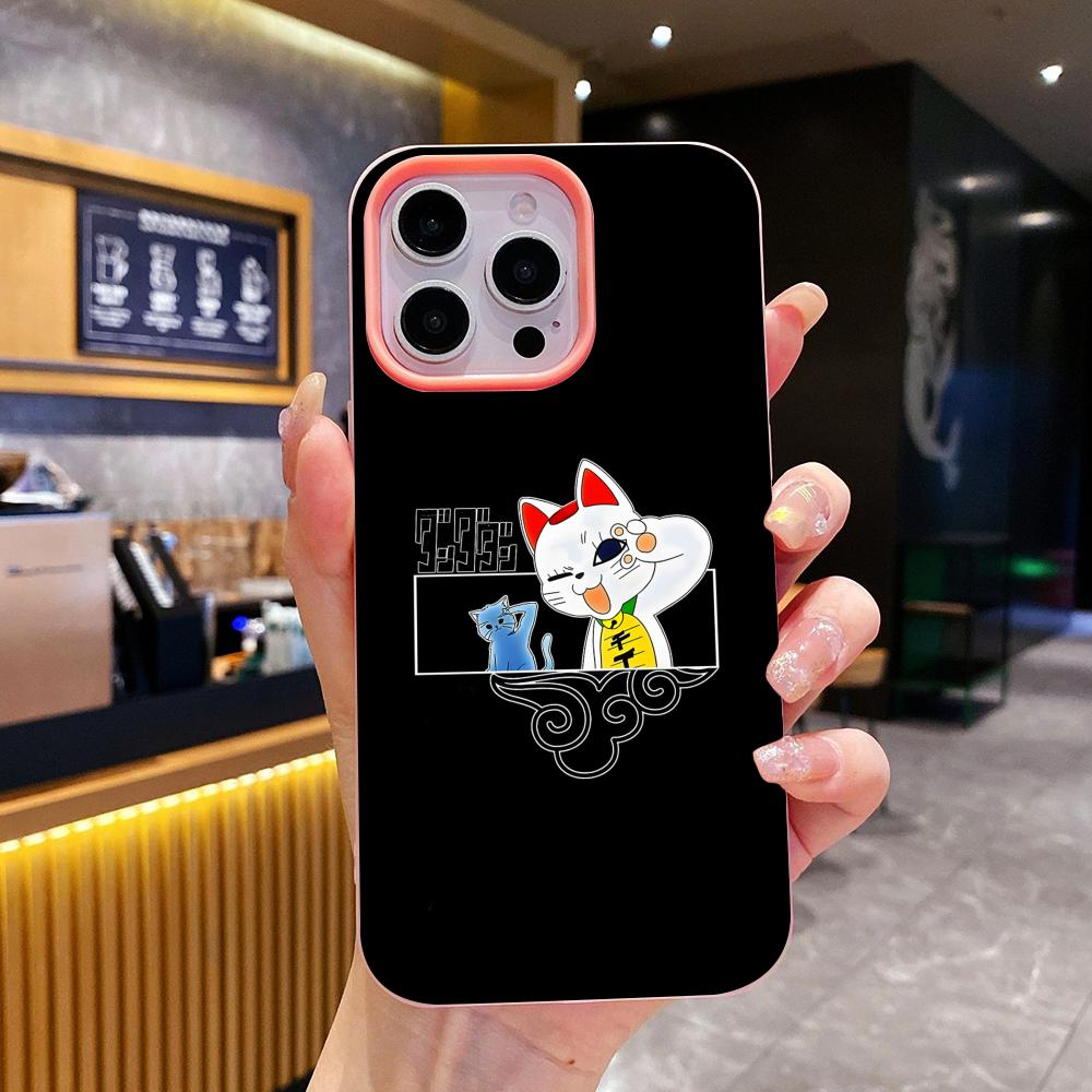 

Anime Dandadan Jelly Double layer Pink Mobile Phone Case for iPhone 17 16 15 14 13 12 11 Air Pro Max Plus Protective iPhone 16 Pro