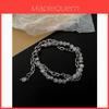 Geometric Cat Eye Stone Couple Bracelet With Handmade Chain For Men And Women