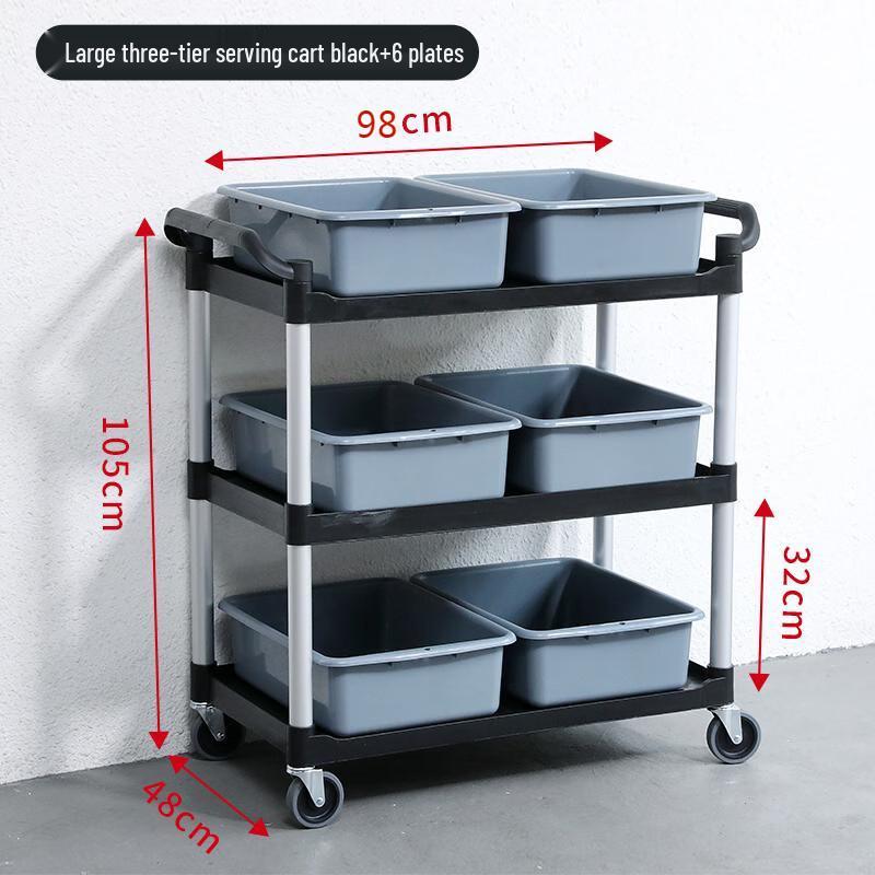 Mobile Restaurant & Hotel Service Utility Cart