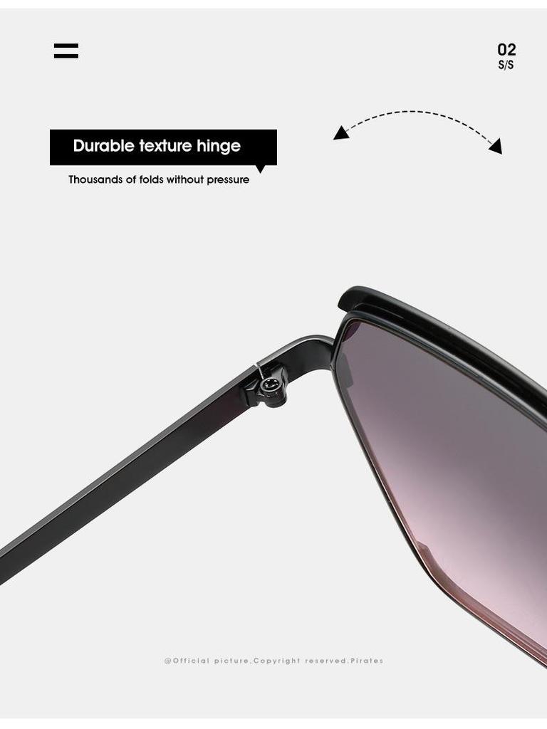 Damen Zweifarbige Sonnenbrille mit Farbverlauf - Winter 2021 Kollektion