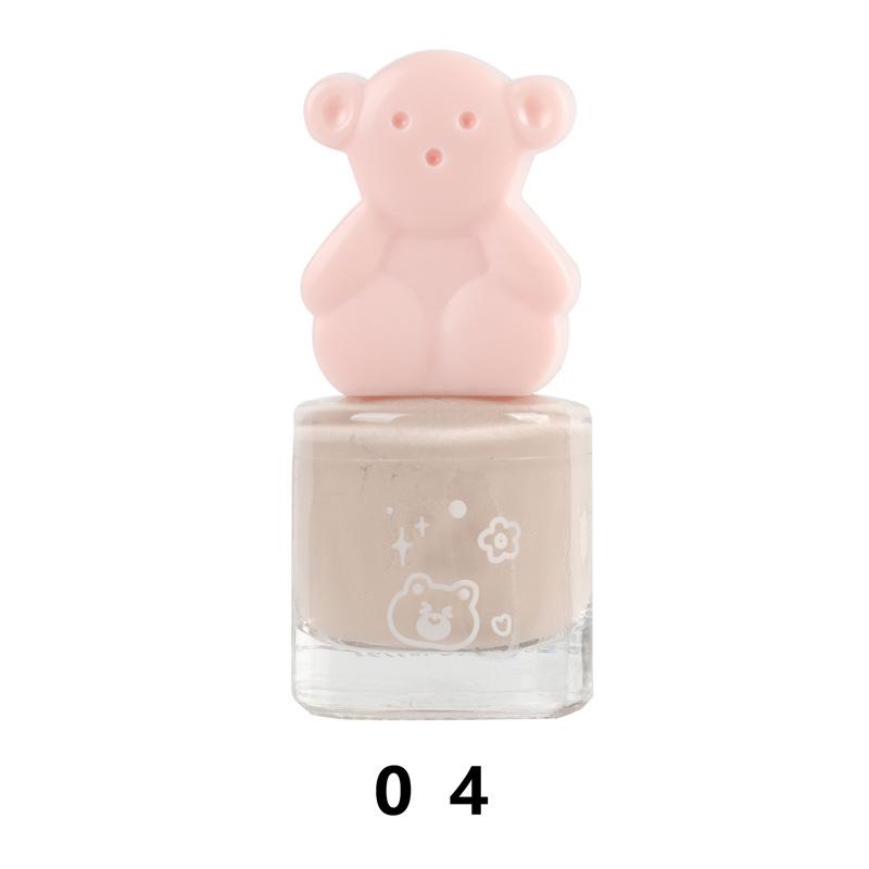 Water-based Cute No-bake Long-lasting Non-peelable Quick-drying Nude Color Odor-free Nail Polish