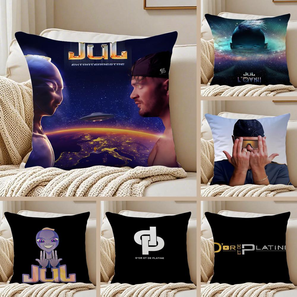 ORGANISE French Handsome Rapper JJul Cushion Cover Pillowcase Antidustmite living Room Sofa Decor Cushion Room