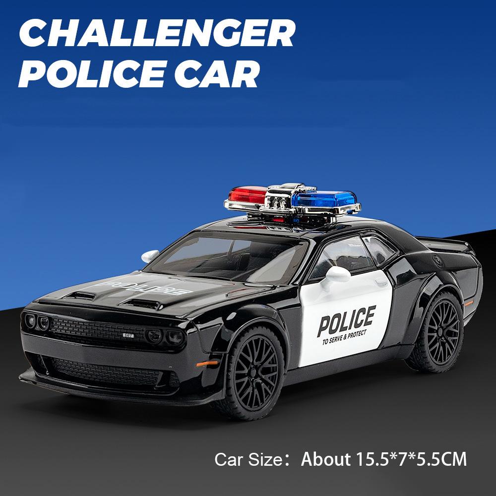 1:32 Aventador Hellcat Polizeiauto Diecast Modell Legierung Miniatur Spielzeug Sound Licht Türen Geöffnet Rückzieher Fahrzeuge Geschenk für Kinder