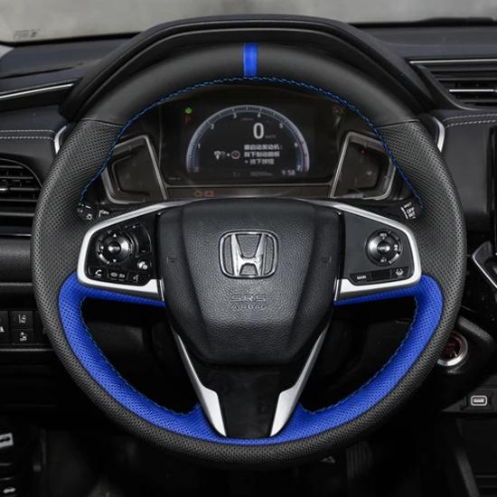 

Ручна stitching Нековзка Спортивний стиль Чохол на кермо автомобіля Для Honda Civic 10 2016- CR-V 2017- Clarity 2018- style 8