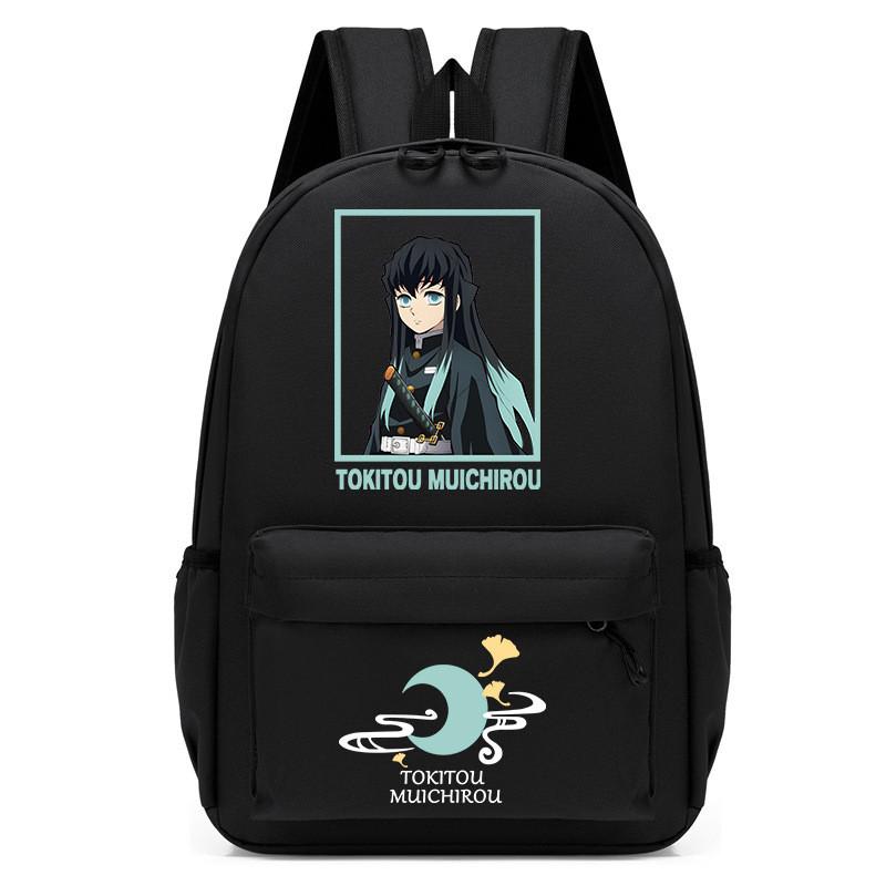 Demon Slayer Anime Print Backpack Student School Lightweight Small Bag