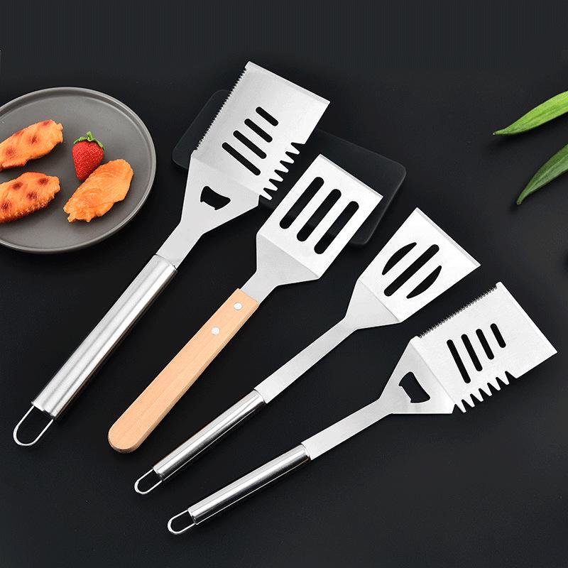 Stainless Steel Outdoor BBQ Cooking and Pancake Spatula