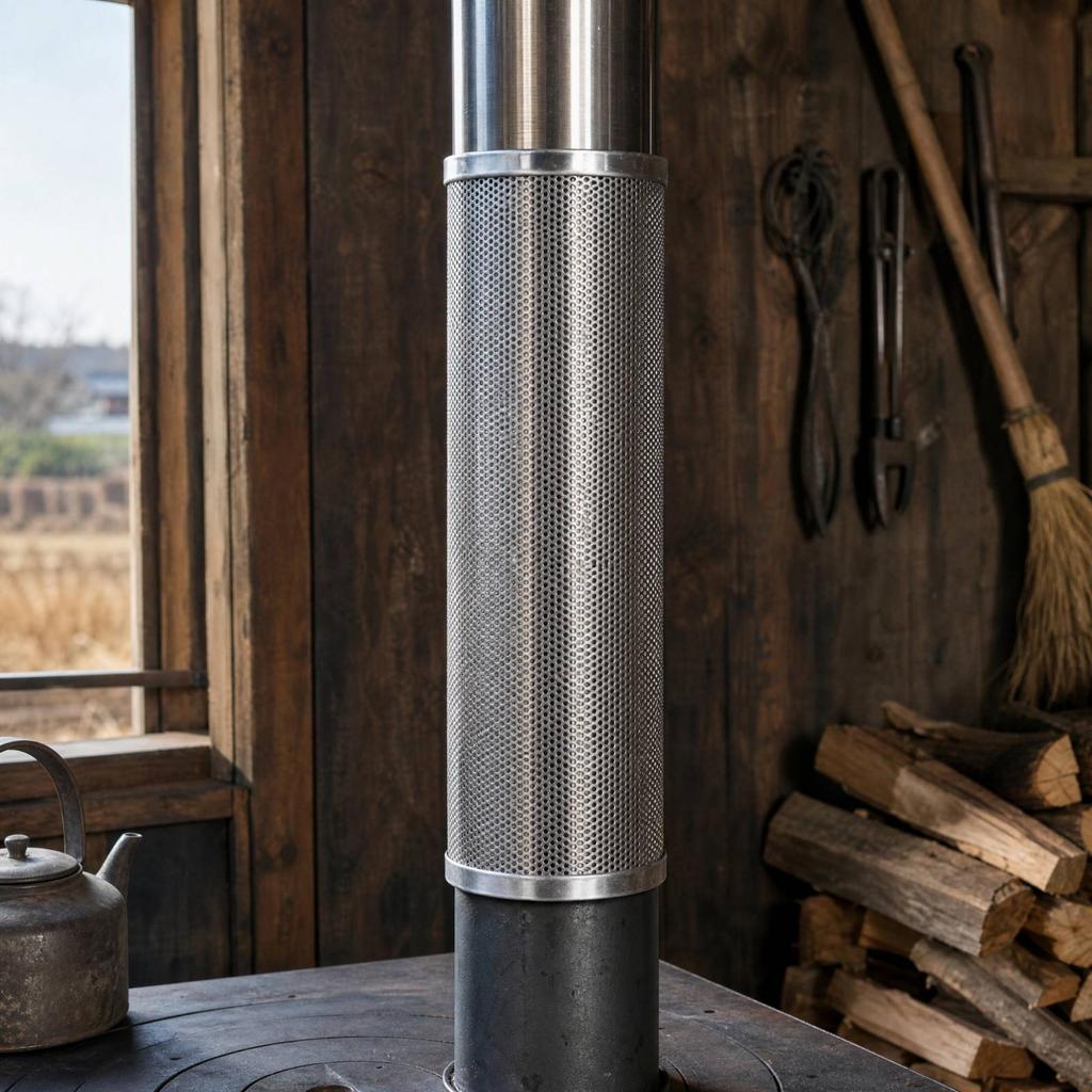 Flue Guard 10.4 Cm Internal Diameter Stainless Steel Chimney