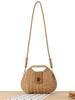Versatile Woven Paper Rope Beach Bag: Stylish for Seaside Vacations & Daily Commutes