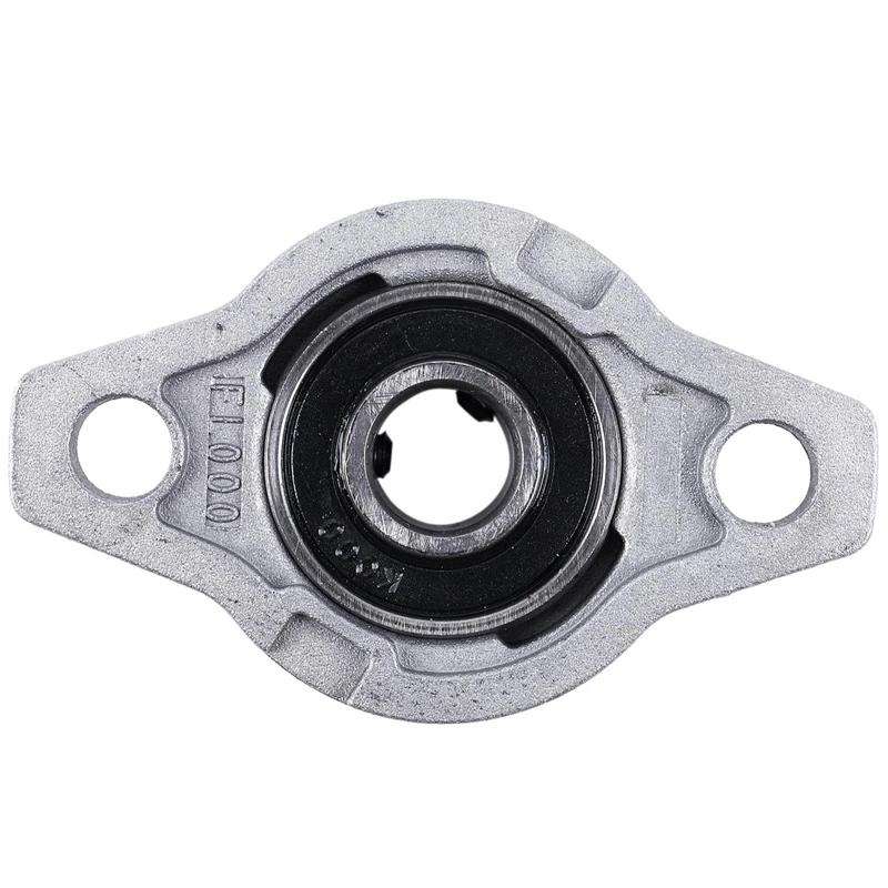 For Popular 2pcs KFL000 Bore Inner 10Mm Flange Ball Mounted Pillow Block Bearings Popular